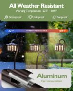 LITFIT Low Voltage Landscape Lighting 4-Pack, Aluminum 12V 3000K Electric Pathwa... - Image 5