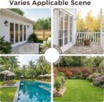 Outdoor Patio Furniture Set, 3-Piece Aluminum Patio Conversation Set All-Weather... - Image 9