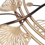 Gdrasuya10 43.31 * 26.77Inch 3D Ginkgo Tree Leaf Metal Wall Art Modern Luxury Me... - Image 7