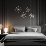 Hicarer 4 Pcs Starburst Wall Decor Bling Wall Art Crystal Teardrop 3D Hanging Rh... - Image 6