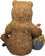 GlitZGlam Miniature Bear and Gnomes with Honey - A Garden Gnome Statue for Your ... - Image 4