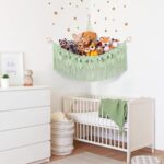 ANROYE Macrame Stuffed Animal Storage with Star Light, Bear Green Hammock for Gi... - Image 4