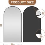 Delma Full Length Mirror, Large Floor Mirror for Wall, Bedroom, Bathroom, Living... - Image 3