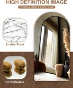 Delma Full Length Mirror, Large Floor Mirror for Wall, Bedroom, Bathroom, Living... - Image 5