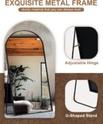 Delma Full Length Mirror, Large Floor Mirror for Wall, Bedroom, Bathroom, Living... - Image 6