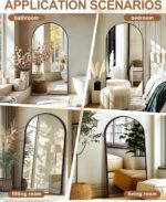 Delma Full Length Mirror, Large Floor Mirror for Wall, Bedroom, Bathroom, Living... - Image 7