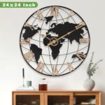 Pytha Sight 24 Inch Large Wall Clock for Living Room Decor,Big Modern Decorative... - Image 4