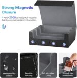 UAONO Trading Card Storage Box, Holds 1800 Sleeved Cards with 10 Dividers & 3 St... - Image 5