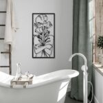 Cindeer 4 Pcs Metal Wall Art Decor Minimalist Abstract Woman Wall Art Line Drawi... - Image 3