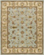 SAFAVIEH Heritage Collection X-Large Area Rug - 12' x 15', Light Blue & Beige, H... - Image 3
