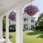 Artificial Flowers Hanging Baskets, Multicolor 12 Bundles Faux Flower Outdoor Ha... - Image 4