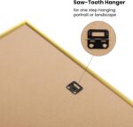 upsimples 12x16 Picture Frame Gold 3 Pack, Scratch-Proof Poster Frames 12 x 16 f... - Image 8