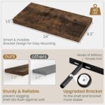 Fun Memories Floating Shelves 24 Inch Long, 9.3 Inch Deep Floating Shelf for Lvi... - Image 4