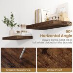 Fun Memories Floating Shelves 24 Inch Long, 9.3 Inch Deep Floating Shelf for Lvi... - Image 5