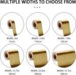QDYMXUN Brushed Gold Peel and Stick Wallpaper Border, PVC Self Adhesive Removabl... - Image 6