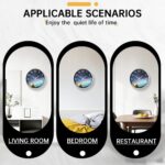 Wall Clock Modern 12 Inch Battery Operated Wall Clocks - Silent Non Ticking Colo... - Image 6