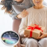 Wall Clock Modern 12 Inch Battery Operated Wall Clocks - Silent Non Ticking Colo... - Image 7
