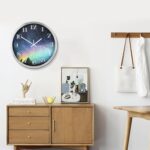 Wall Clock Modern 12 Inch Battery Operated Wall Clocks - Silent Non Ticking Colo... - Image 8