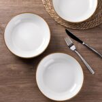 AmorArc 8.5'' Large Pasta Bowls, 36oz Ceramic Salad Serving Bowls Set of 6 for K... - Image 4