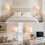 ROTTOGOON Set of 2 Table Lamps for Living Room Glass Triple-Sphere 27" Tall Tabl... - Image 6
