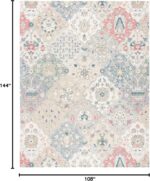 SAFAVIEH Glamour Collection 9' x 12' Ivory/Red GLM622A Handmade Premium Wool Are... - Image 3