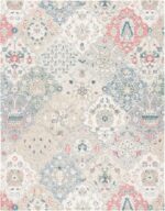 SAFAVIEH Glamour Collection 9' x 12' Ivory/Red GLM622A Handmade Premium Wool Are... - Image 4