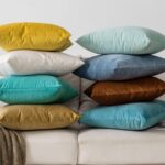 Light Blue Soft Velvet Throw Pillow Covers 20x20 inch Set of 2 for Sofa Couch Be... - Image 6