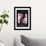 Wynwood Studio Red Basketball Sneakers Wall Art Street Style Home Décor Framed P... - Image 6