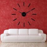 YHUS 3D Creative Minimalist Frameless Wall Clock Stickers, DIY Modern Decorative... - Image 3