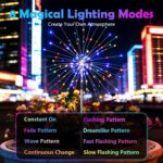 2 Pack Solar Firework Lights Outdoor, Adjustable 32" to 51" Extra Tall, 200 LED ... - Image 3