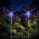 2 Pack Solar Firework Lights Outdoor, Adjustable 32" to 51" Extra Tall, 200 LED ... - Image 7