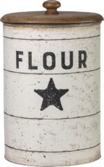 Primitives by Kathy 39060 Farmhouse Tin Canisters, Sugar/Coffee/Flour - Image 3