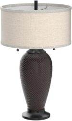 360 Lighting Cody Modern Industrial Rustic Table Lamps 26" High Set of 2 Hammere... - Image 5