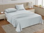 LANE LINEN Queen Size Bed Sheets Set – 450 Thread Count 100% Natural Cotton Cool... - Image 3