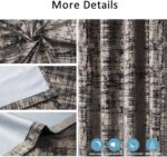 always4u 100% Blackout Without Lining Luxury Soft Velvet Curtains Gold Foil Prin... - Image 8