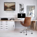 Jefuzh Rustic Lake Landscape Wall Art Moody Fall Scenery Poster Vintage Nature A... - Image 7