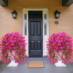 Dolicer 2 Packs Look Real Artificial Flowers for Outdoors, Fake Artificial Hangi... - Image 6