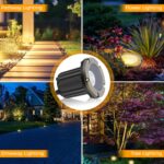 Gardencoin Brass Low Voltage Landscape Well Lights (5" Cover, 5.5" Tall), 12V LE... - Image 8