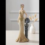 Comfy Hour 13" Luxury Standing Lady Figurine, Art Deco Style Roaring 20s Woman S... - Image 3