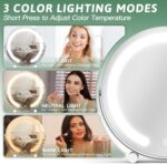 ROLOVE Vanity Mirror with Lights, 12 Inch Light Up Makeup Mirror, LED Makeup Mir... - Image 4