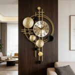 Large Wall Clocks for Living Room,Silent Non Ticking,Battery Operated Oversized ... - Image 5