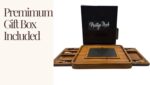 PRESTIGE NOOK- Large Acacia Wood Charcuterie Board- Slate Cheese Board for Weddi... - Image 5