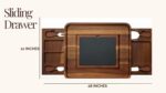 PRESTIGE NOOK- Large Acacia Wood Charcuterie Board- Slate Cheese Board for Weddi... - Image 6
