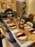 10 Pack Gold Table Runners 12 X 108 Inches Wedding Golden Satin Table Runner for... - Image 4
