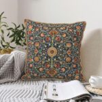 William Morris Vintage Floral Velvet Throw Pillow Covers 18x18 Inch Boho Botanic... - Image 5