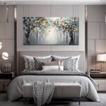 Butterfly Pictures Wall Art for Bedroom - Tree Art Wall Art for Living Room - La... - Image 3