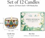 YINUO Scented Candle Gift Set for Women, 12 Pack Soy Wax Aromatherapy Candles, F... - Image 6