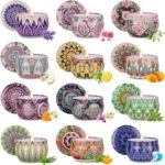 YINUO Scented Candle Gift Set for Women, 12 Pack Soy Wax Aromatherapy Candles, F... - Image 7