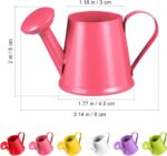 SHINEOFI 6pcs Miniature Watering Can Set Mini Watering Pot for Indoor Plants, De... - Image 5