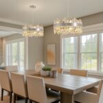 Siljoy 12-Light Modern Crystal Chandeliers Luxury 2-Tiers K9 Crystal Raindrop Ch... - Image 4